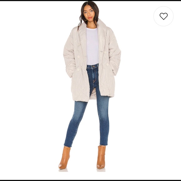 Free People Jackets & Blazers - Ella Puffer Jacket in Mineral Dust
Free People